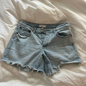 Abercrombie and fitch curve love the 90s baggy short low rise